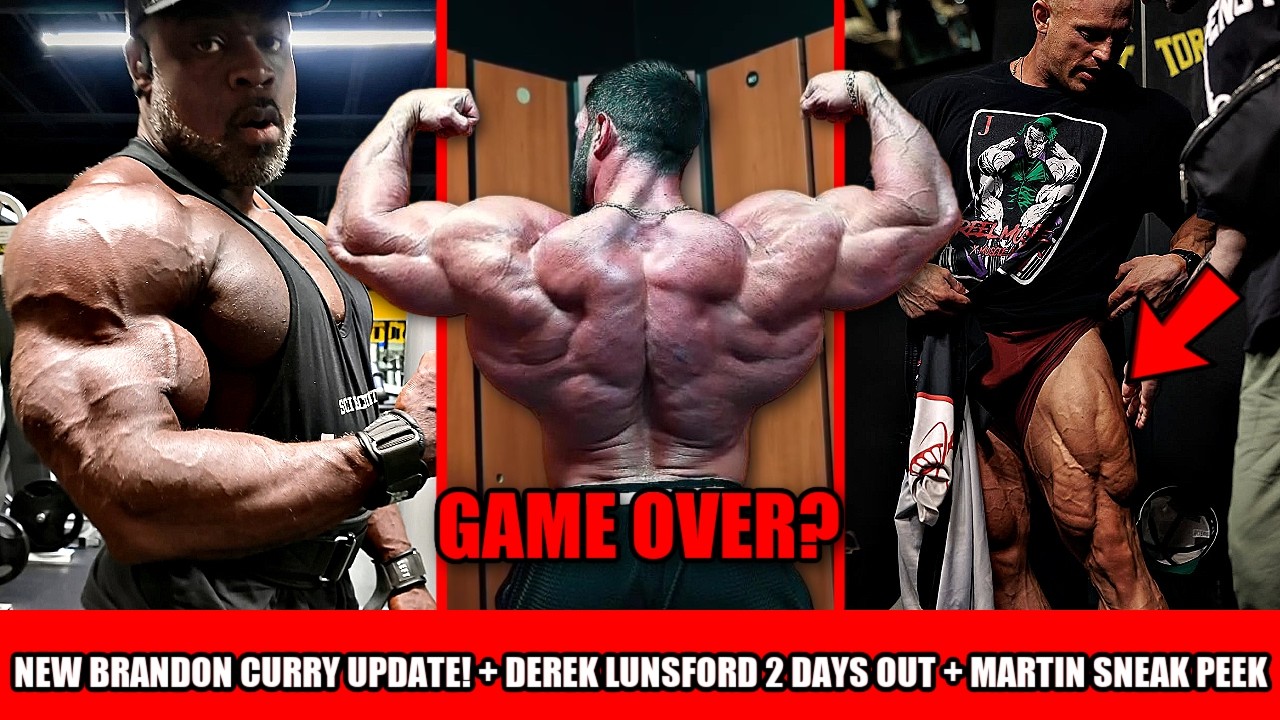 Шокирующая форма Дерека Лансфорда за 2 дня до Mr. Olympia + новости о Брэндоне Карри + взгляд на ...