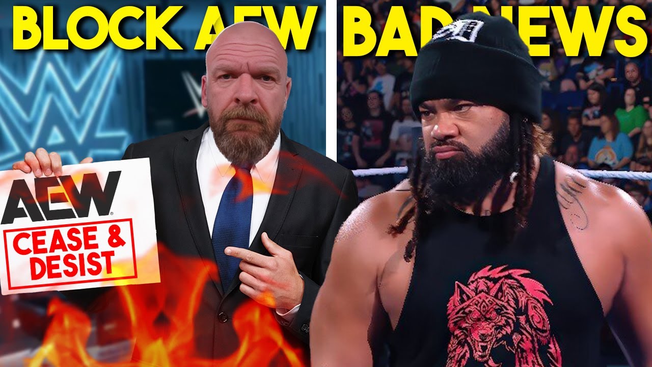 WWE BLOCK AEW With CEASE & DESIST...WWE MAKES HUGE MISTAKE...BAD NEWS Jacob Fatu...Wrestling News