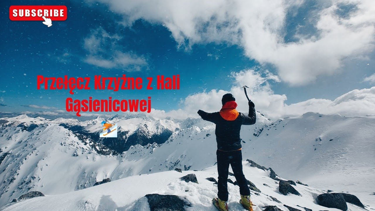 Przełęcz Krzyżne na skiturach z Hali Gąsienicowej #tatry #celujwysoko