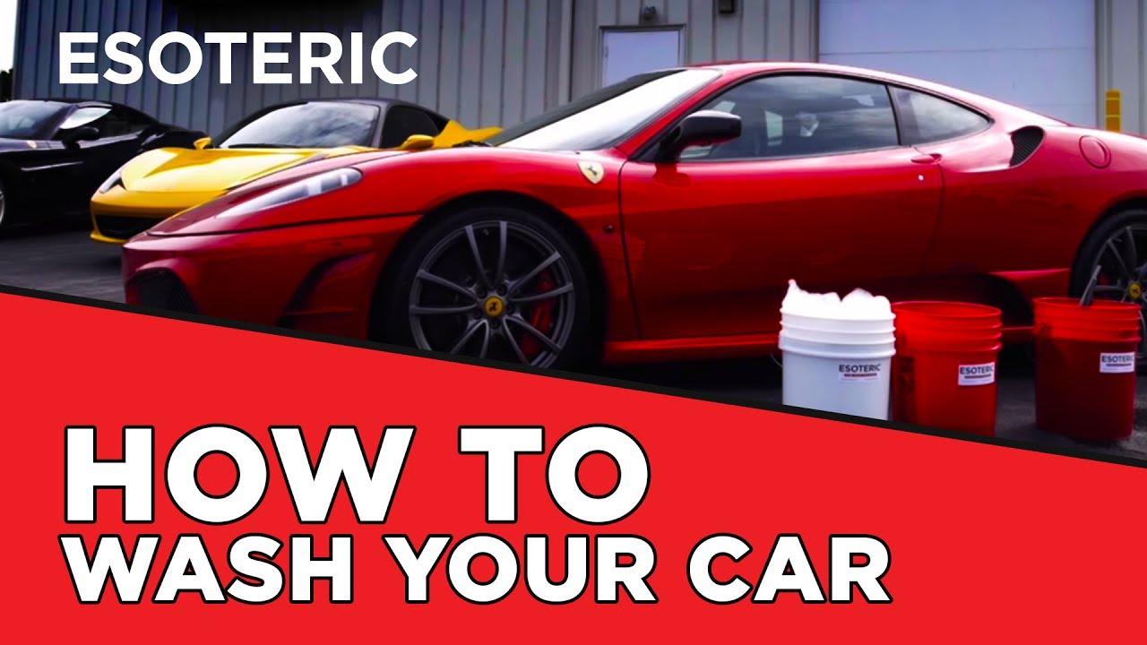 How to Wash your Car the RIGHT way - ESOTERIC Car Care