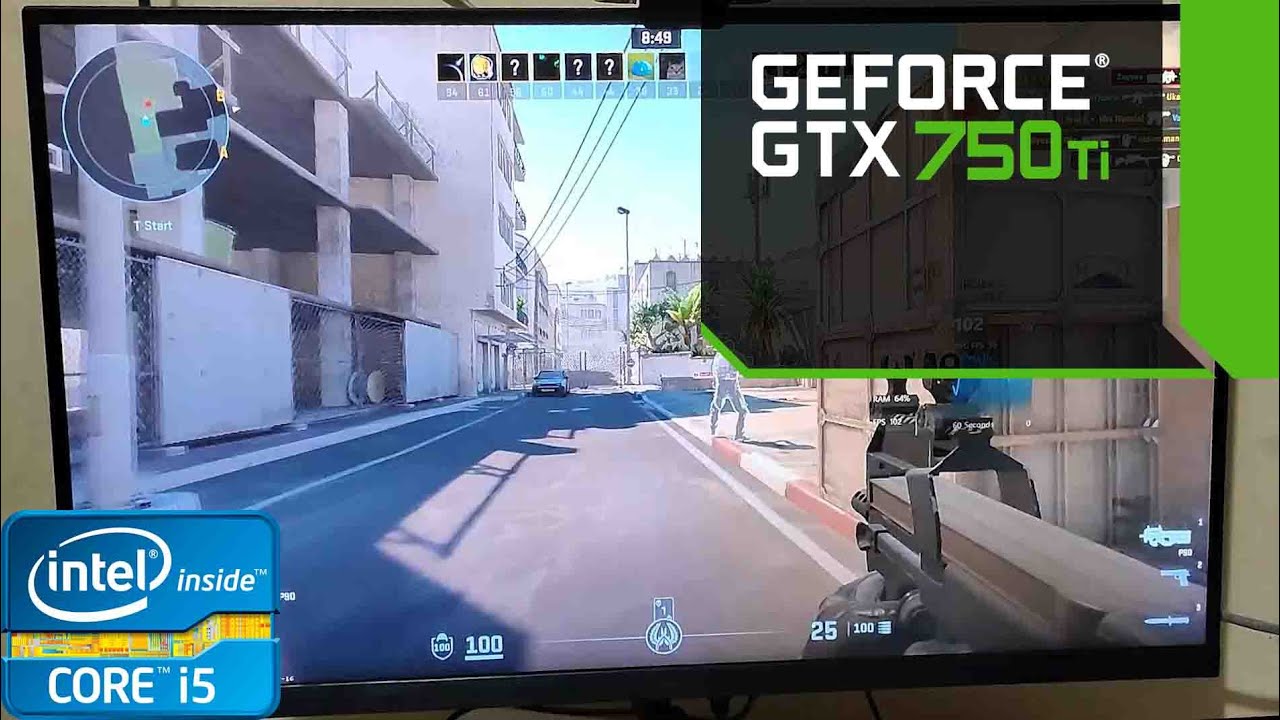 Intel Core i5 3570 GTX 750 Ti 2GB Counter Strike 2