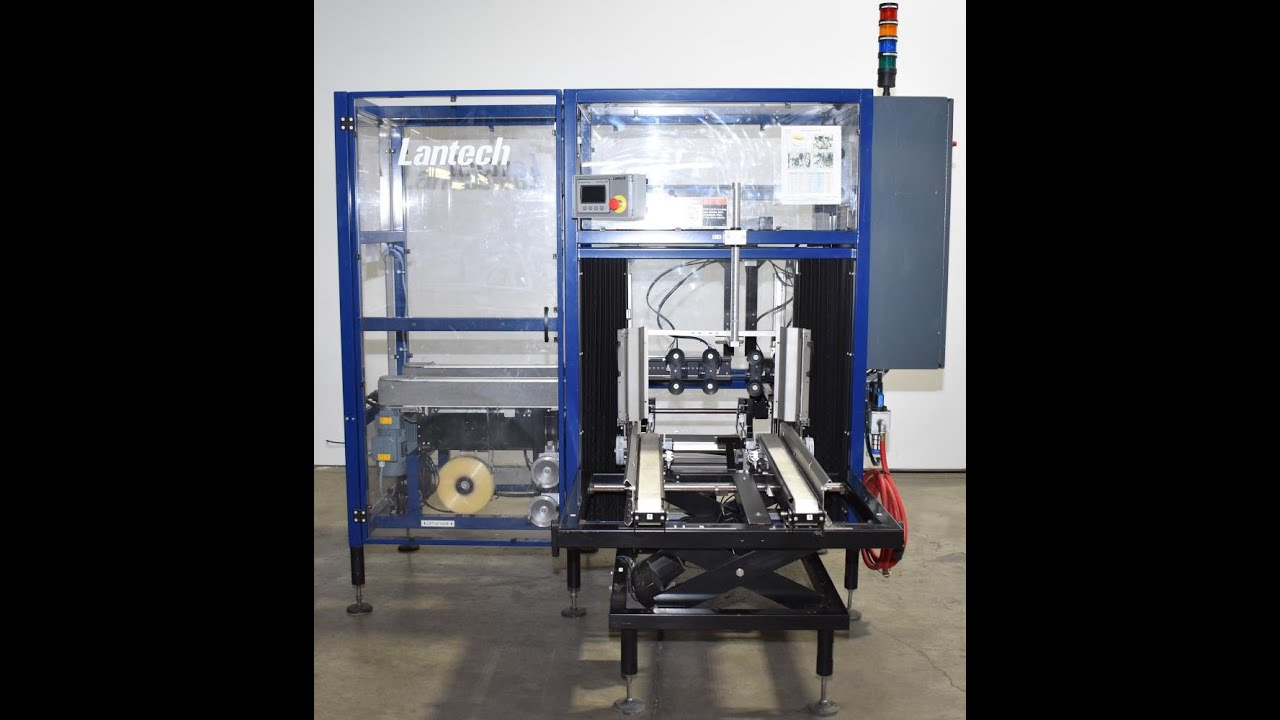 Lantech C-1000 Automatic Case Erector and Bottom Case Sealer - Stock# 72349001