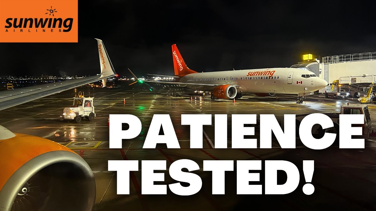 The Agony of Waiting: My Delayed Flight Saga | Sunwing Airlines B737-800 | TRIP REPORT 4K