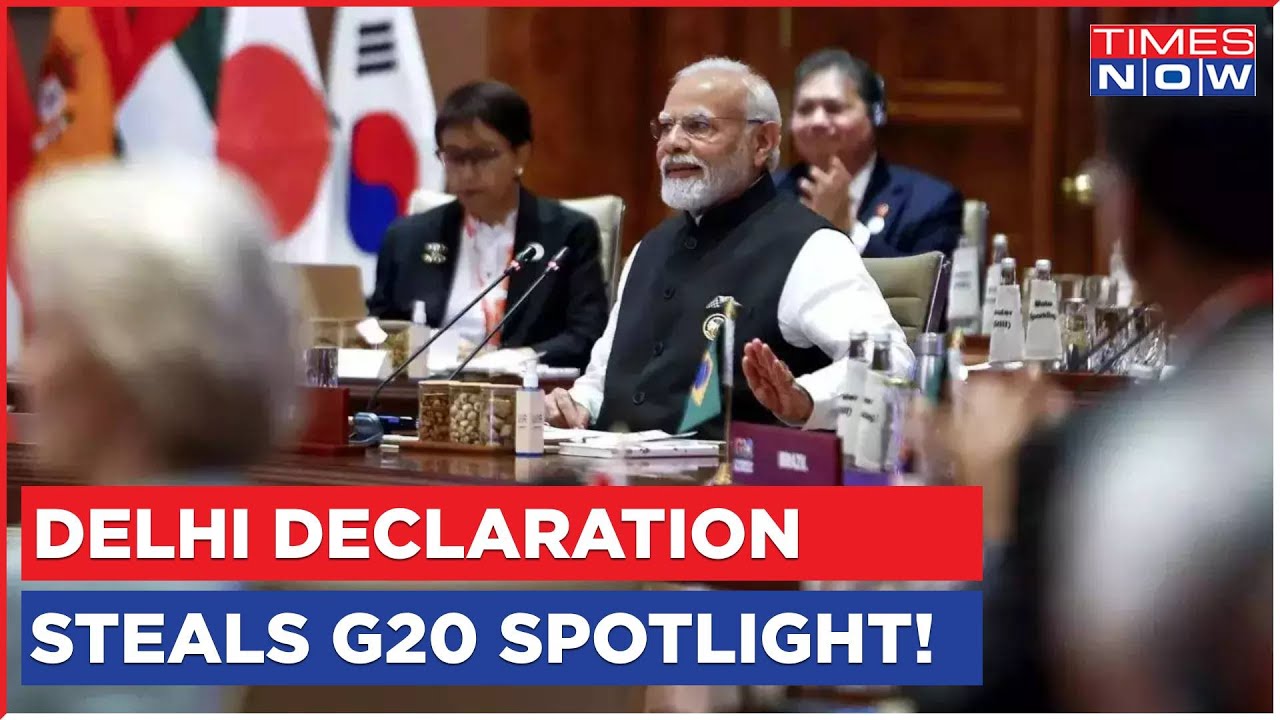 India's Diplomatic Coup | 'Delhi Declaration' Triumphs On Global Stage At G20 Summit | Top News