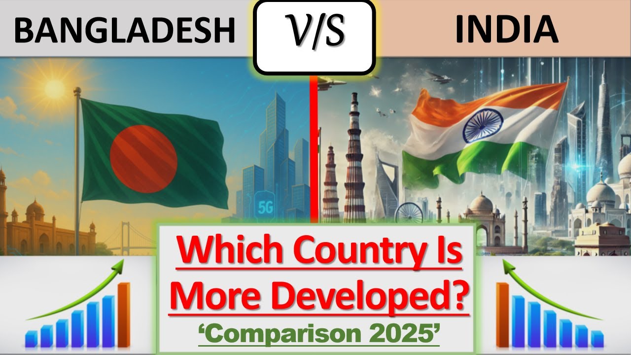Bangladesh vs India - Country Comparison 2025 @CountryCassette