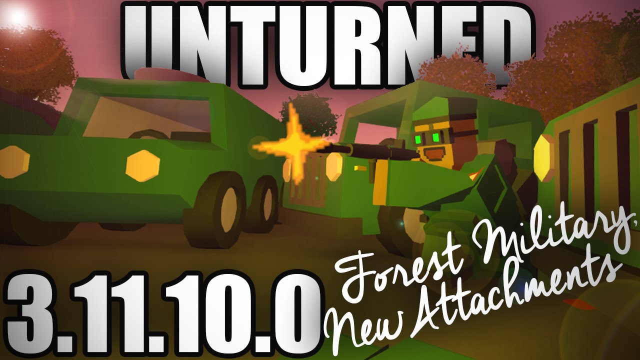 Unturned 3.11.10.0: FOREST GEAR & ATTACHMENTS (Adaptive Chambering, Rangefinder, Extended Mags)