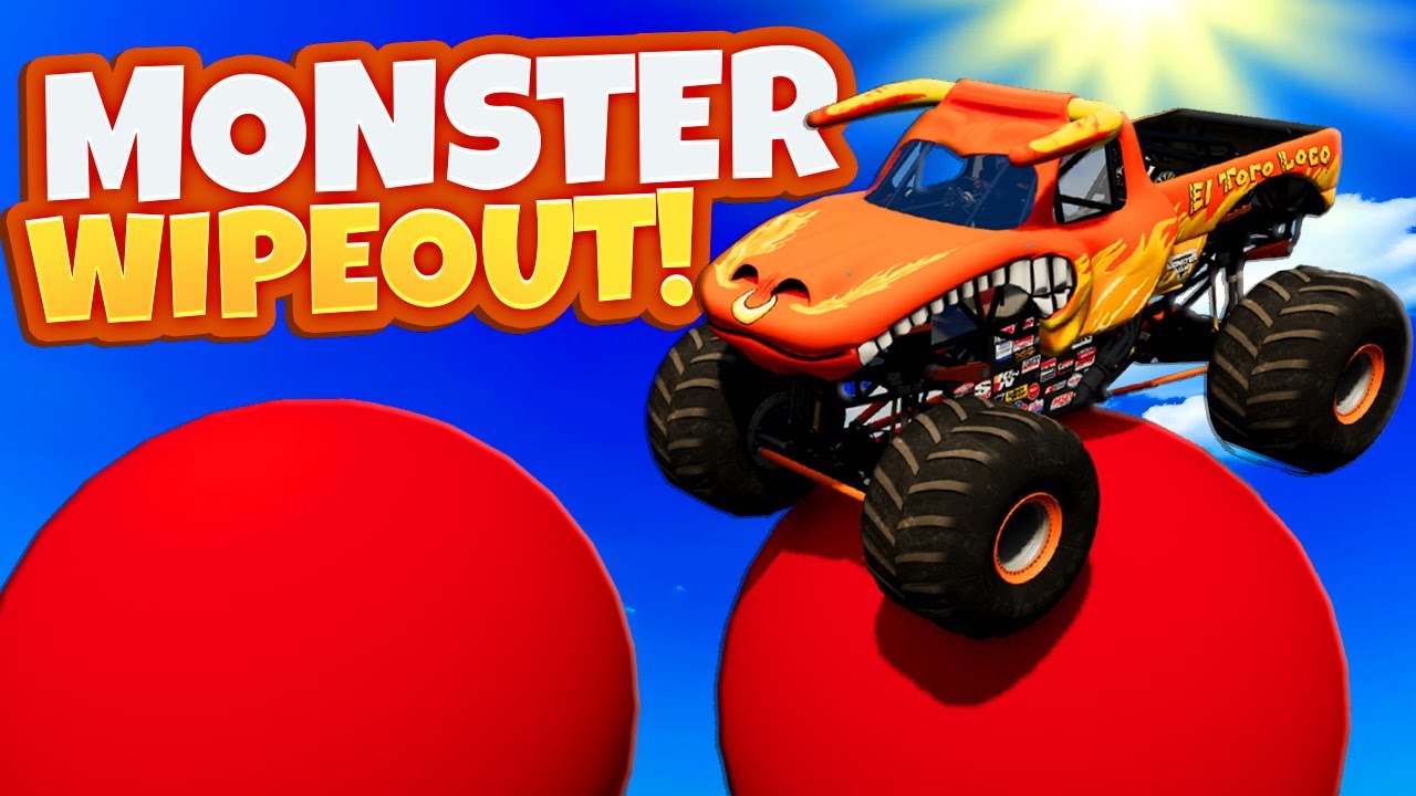 This Monster Truck Wipeout Course BROKE My Sanity (BeamNG Drive Mods)
