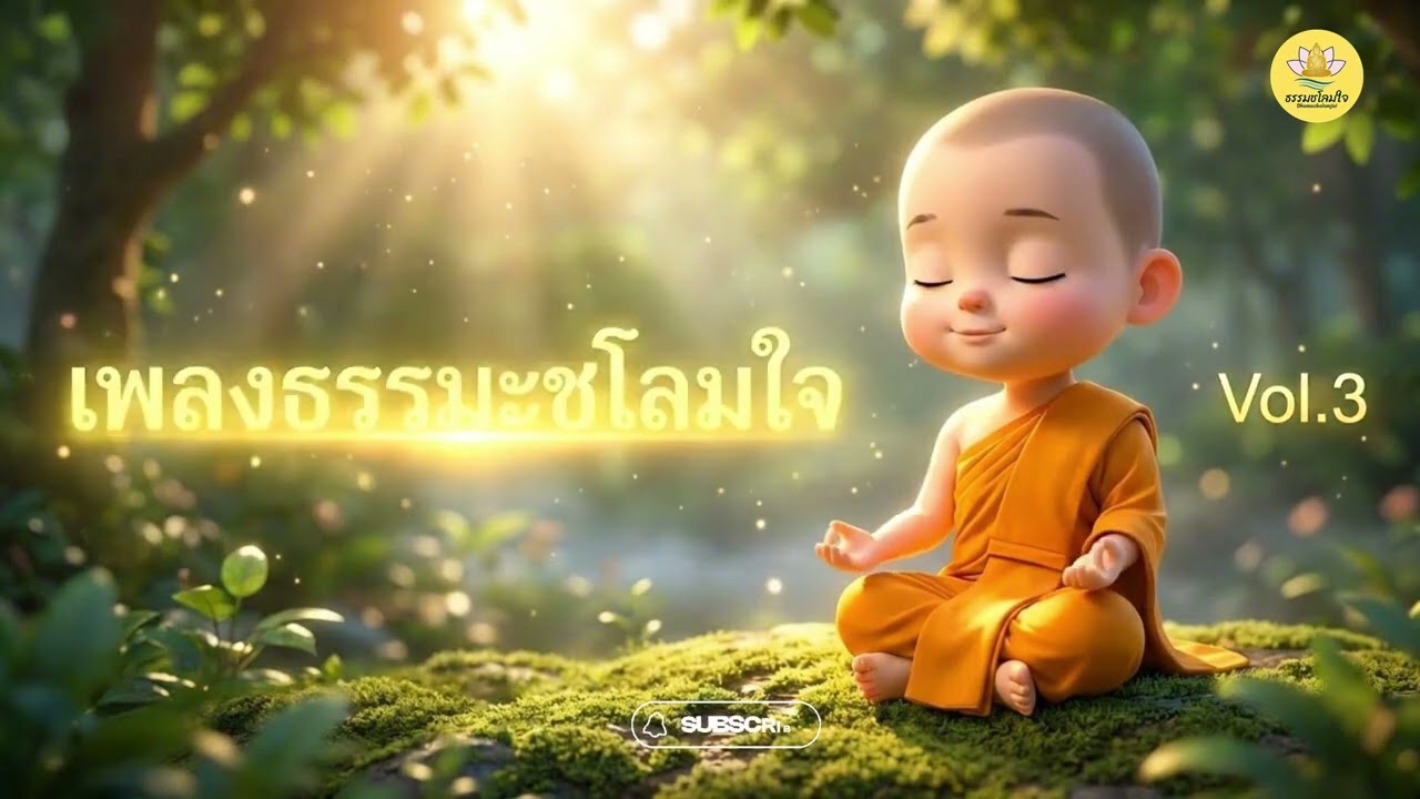 เพลงธรรมะชโลมใจ Vol.3 ✨ ฟังธรรมะพร้อมบทเพลง ฮีลใจ คลายความเหนื่อย