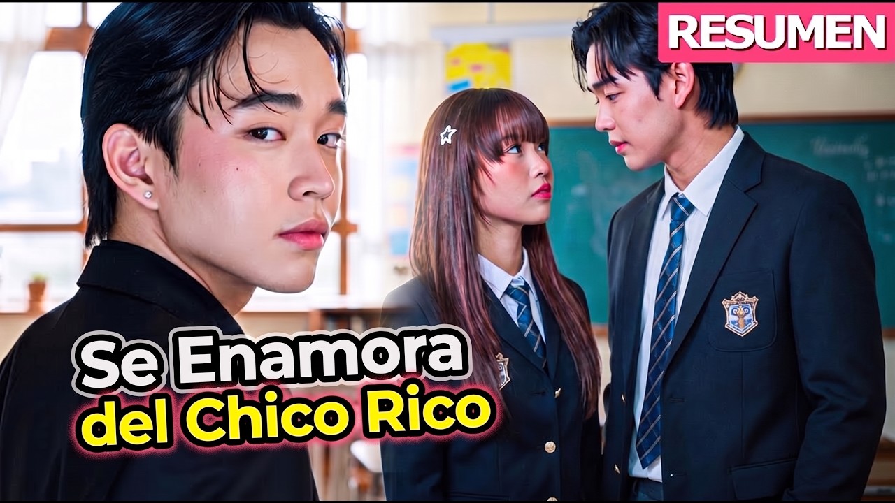 🔥Chica tímida se enamora del popular de la escuela, sin saber que en secreto él la ama