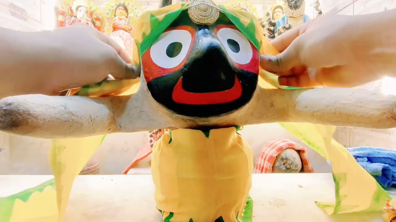 How to drape clothes to jagannath balabhadra subhadra as Puri style!Kamada/chakrabula ekadashi 2024!
