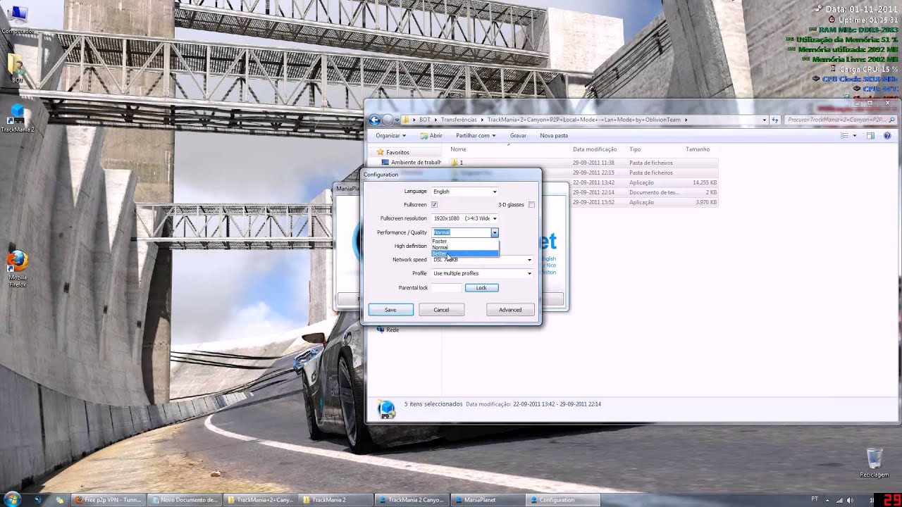 TrackMania 2 Canyon Multiplayer Tutorial Full-HD