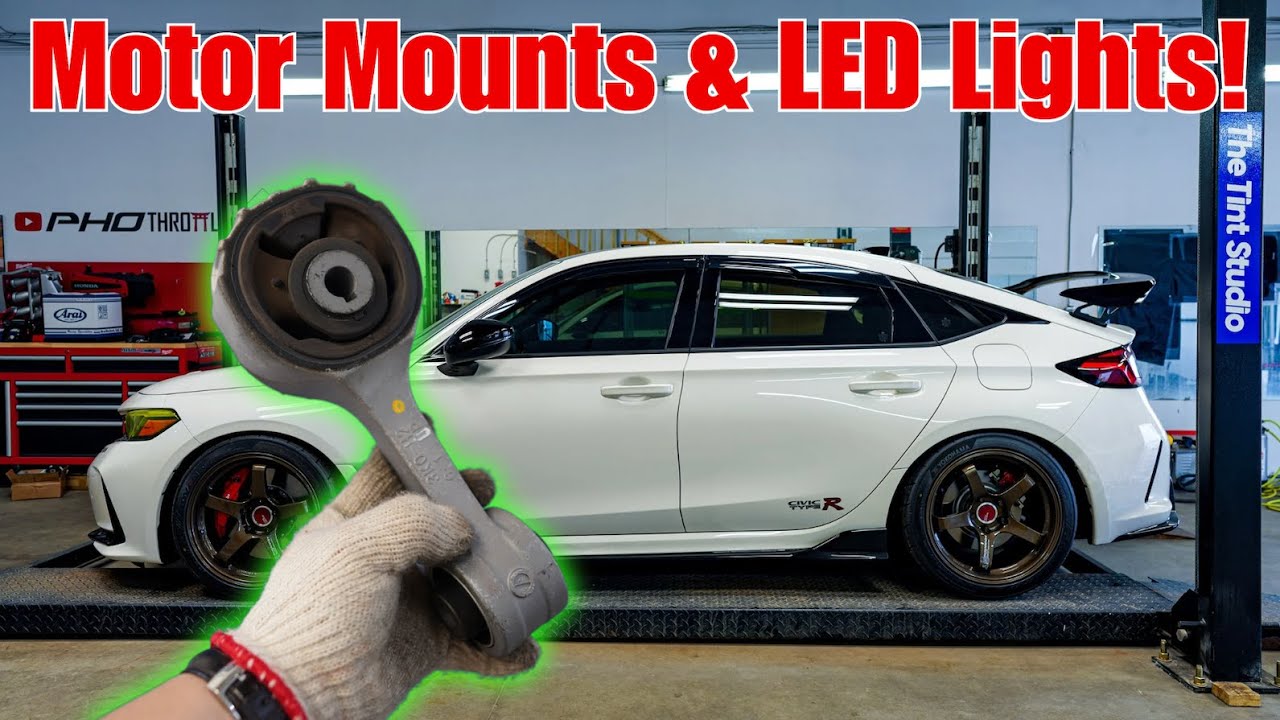 FL5 Lower Motor Mount & LED Lights.
