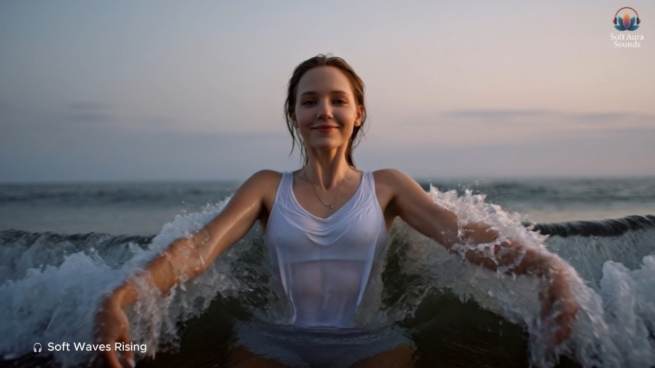 Soft Waves Rising 🌊 Calm Ocean Ambient for Deep Breathing