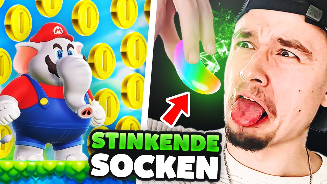 1 Münze = 1x EKEL-BOHNE in Mario WONDER... 🤢🤮