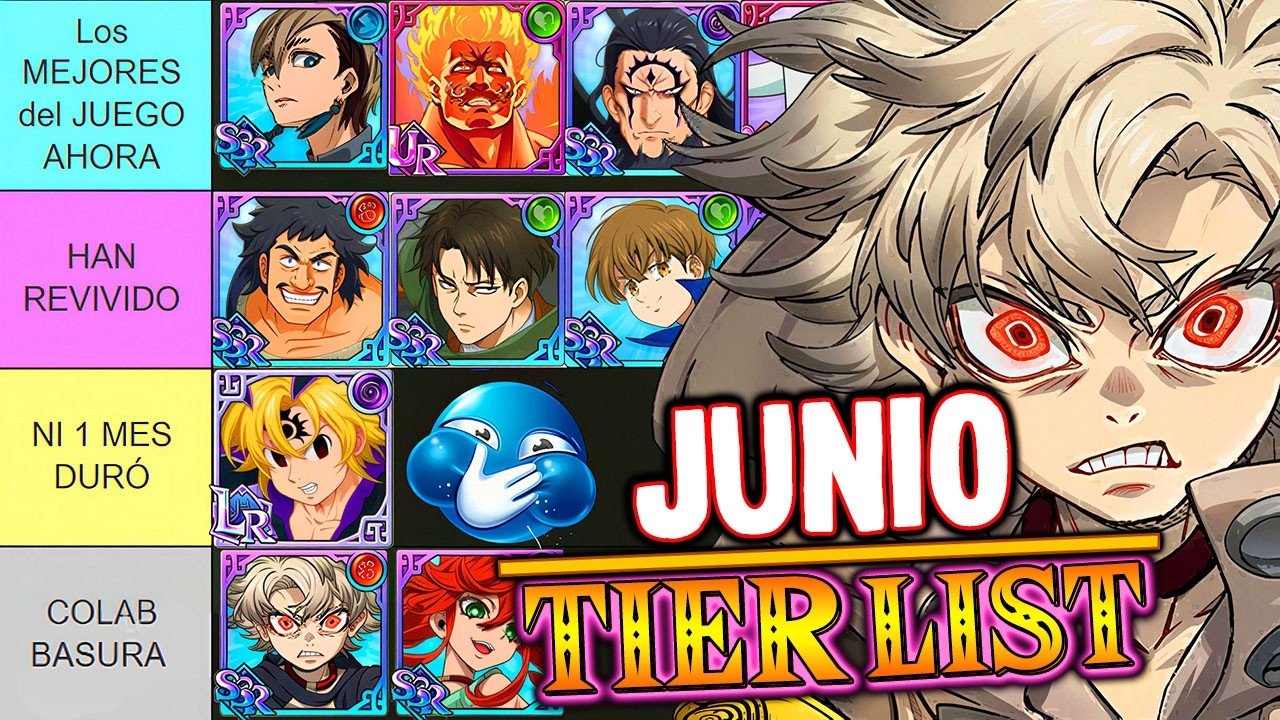 😎&iexcl;ESTOS SON los MEJORES PERSONAJES de 7DS ACTUALMENTE! | TIER LIST (JUNIO🌞 GLOBAL) | 7DS Grand Cross