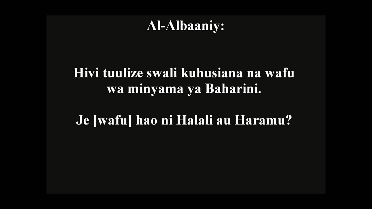 44- Al-Albaaniy Akimkosoa Sh Al-Qarniy Aliyesema: 