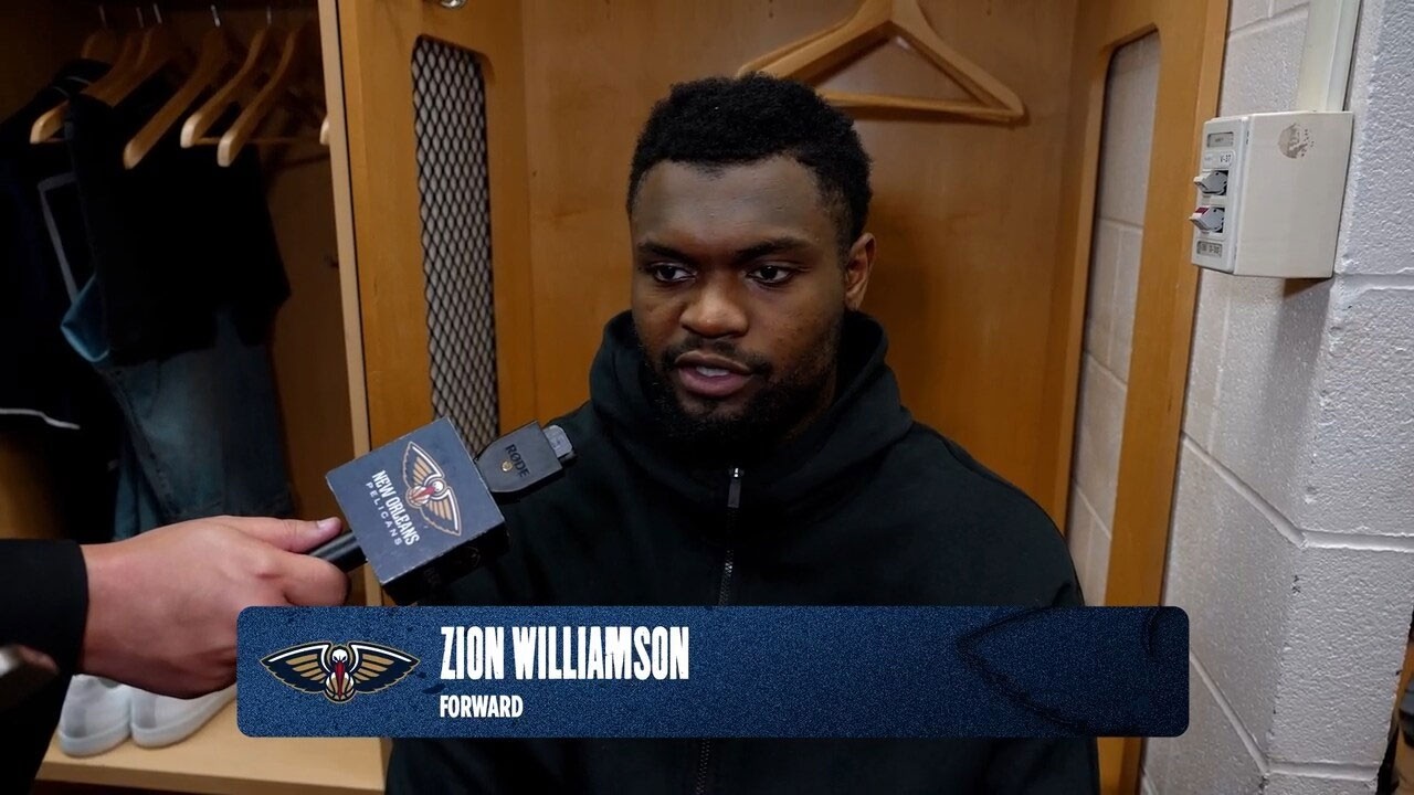 Zion Williamson | Pelicans-Rockets Postgame Interview 3/13/2026