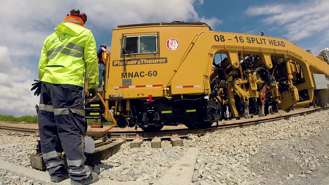 TSO-NGE México, Bateo de Vía,  2017, Tamping Operation in Mexico.