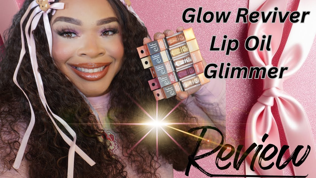 Elf Cosmetics Glow Reviver Lip Oil Glimmer Review