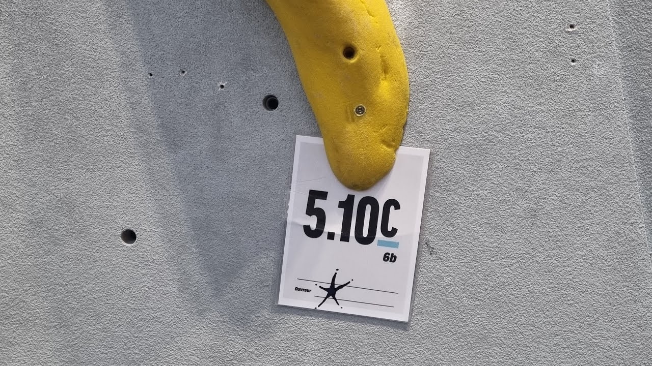 Climbing in Québec, Montréal, Allez Up PSC, 5.10c 🌟 
