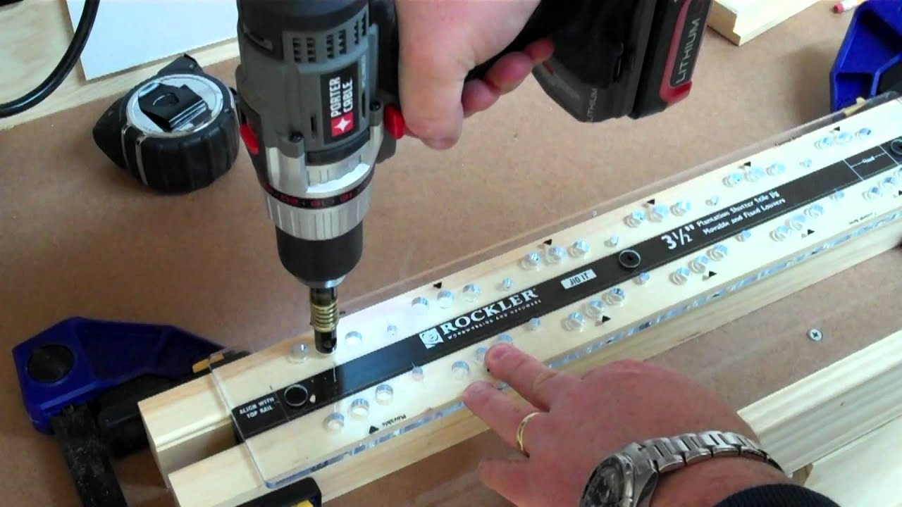 Rockler Shutter Building System - How To Use