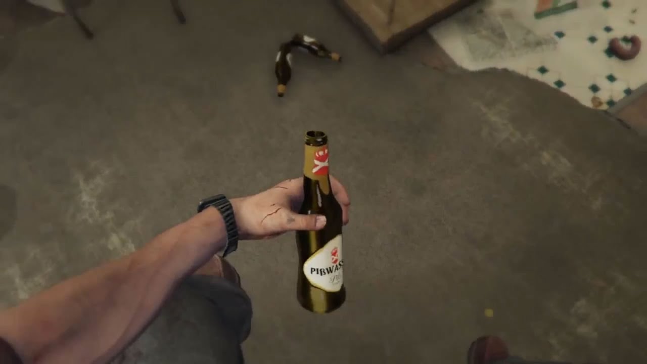 GTA V - Getting Drunk in First Person (PS4)