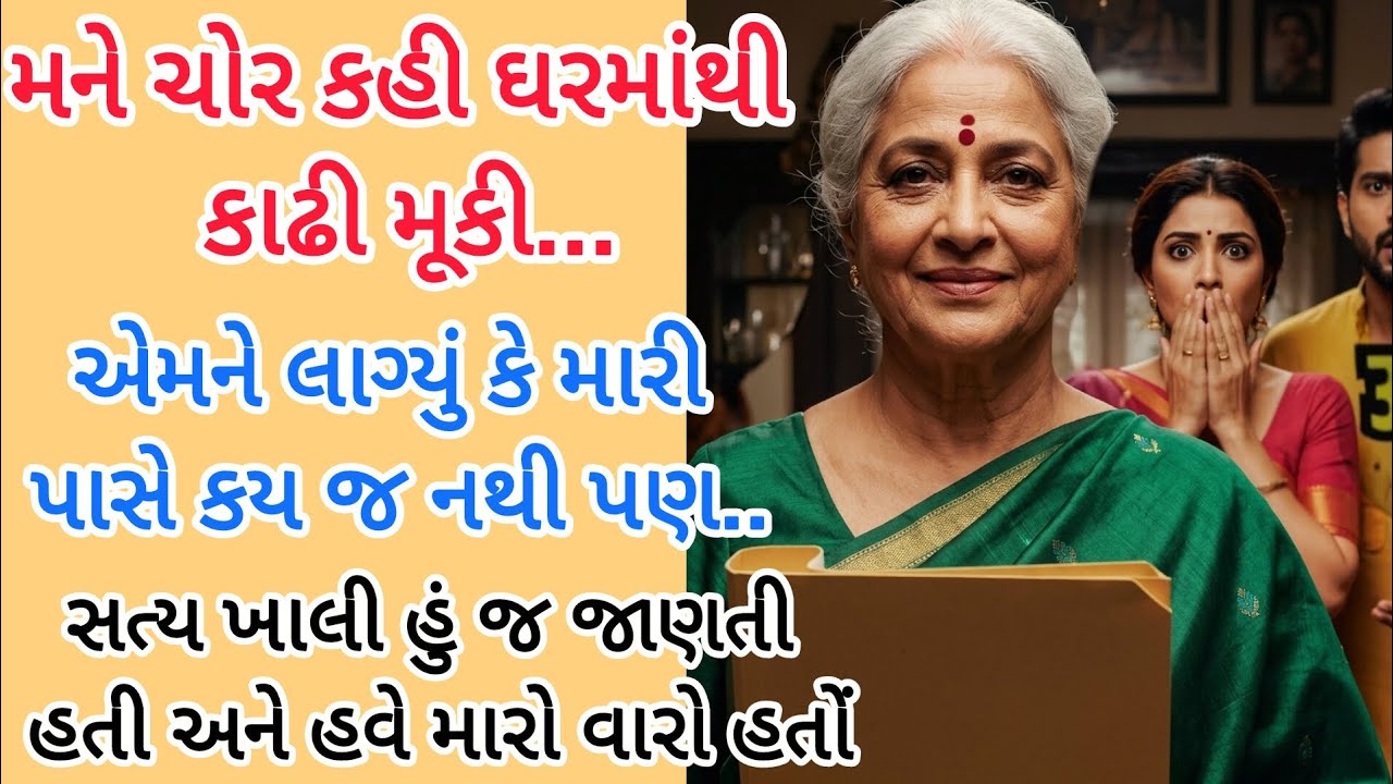 માઁ ને ચોર કહી ઘરેથી કાઢી મૂકી..Gujarati Suvichar| emotional story| heart touching story|Text Story 