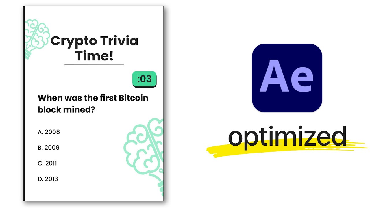 How to optimize quiz trivia in After Effects