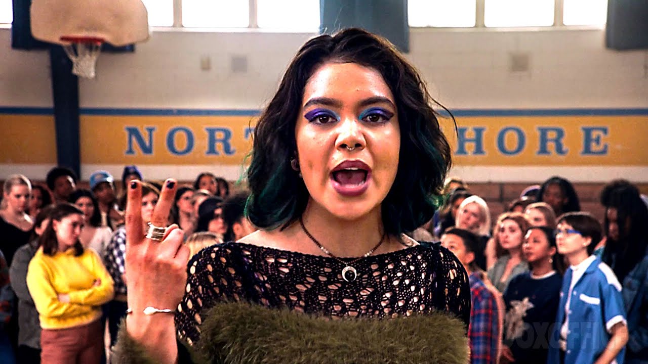 She gives the finger to the whole school (