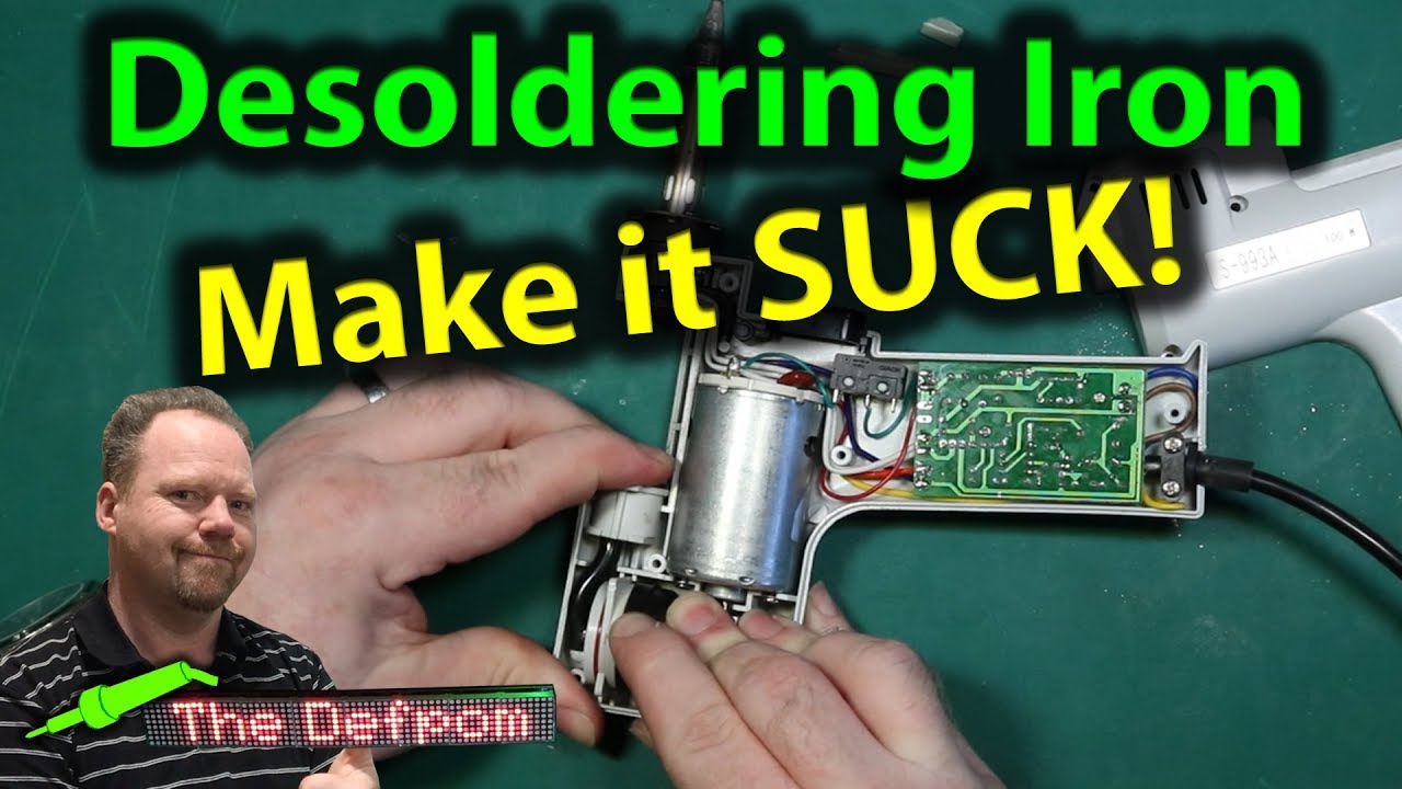 🔴 #508 S-993A Desoldering Gun No Suction Repair - Make it Suck - Reupload