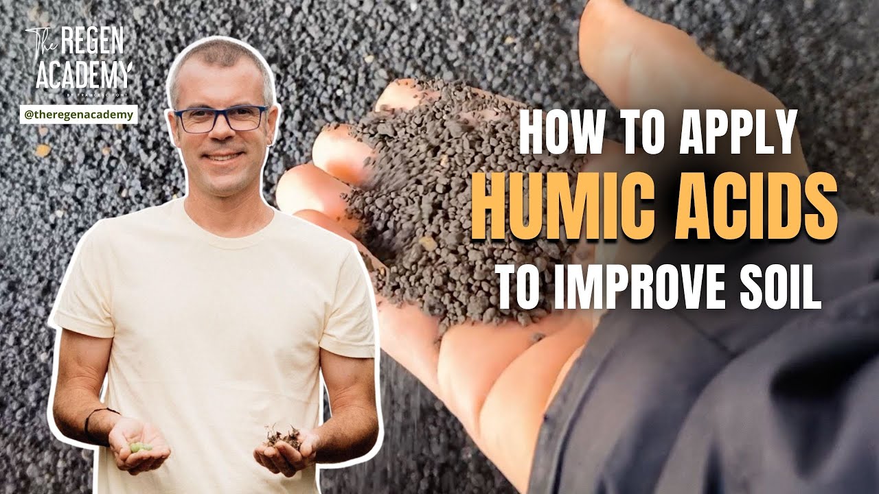 How to apply humic acids to improve soil