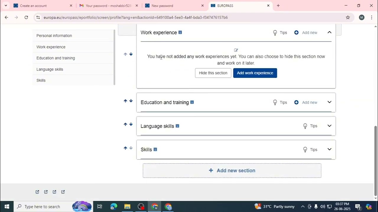 Create Europass CV in 5 Minutes + Add Digital Signature