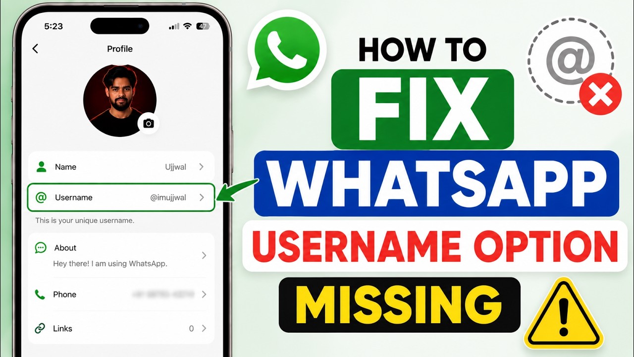 Что делать, если в WhatsApp нет функции &laquo;Имя пользователя&raquo;