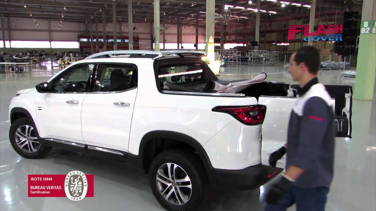 RO196P - Instalação Capota Marítima Fiat Toro ANO 2016/