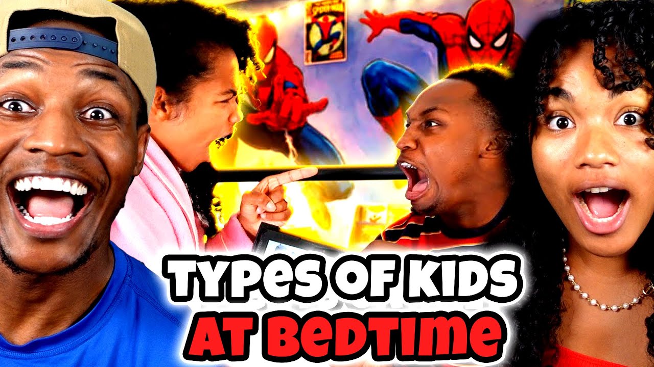 KIDS GOING TO BED BE LIKE…| DIFFERENT TYPES OF KIDS AT BEDTIME REACTION