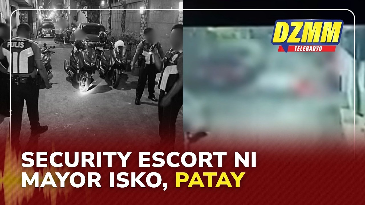 Manila Mayor Moreno security escort shot dead | DZMM Teleradyo (15 March 2026)