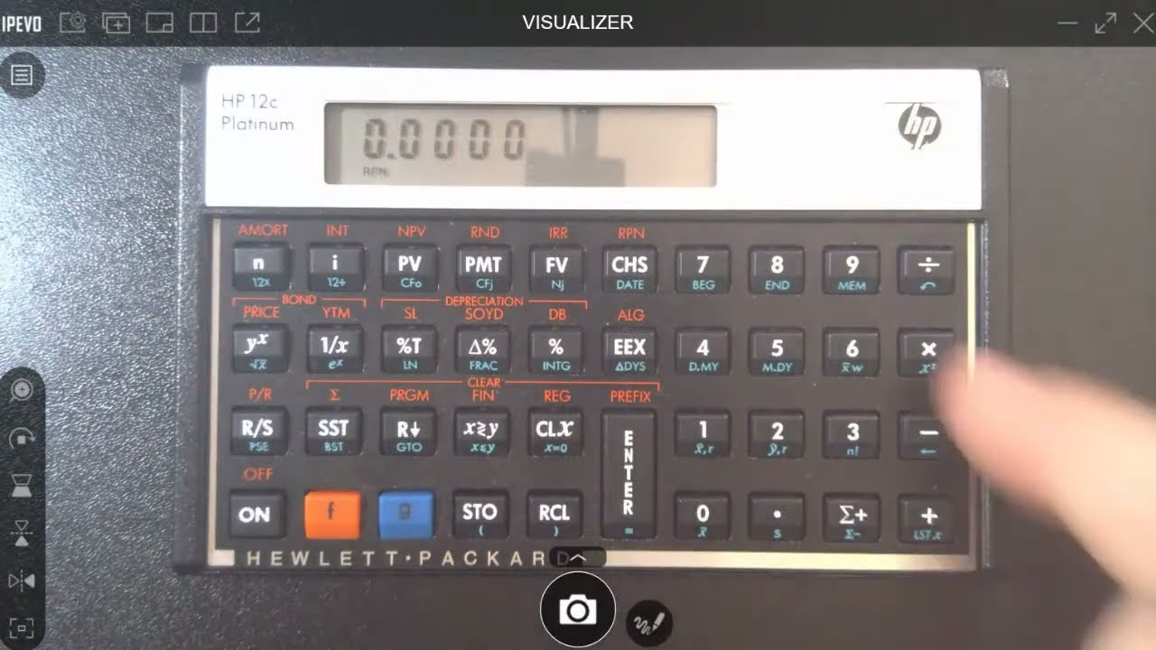 Основные функции финансового калькулятора HP-12c Platinum