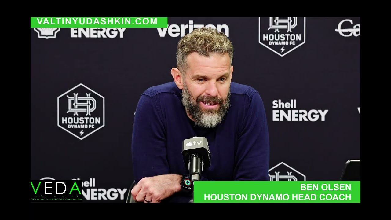 VEDA WORLD NEWS | POST GAME INTERVIEW WITH HOUSTON DYNAMO HEAD COACH BEN OLSEN