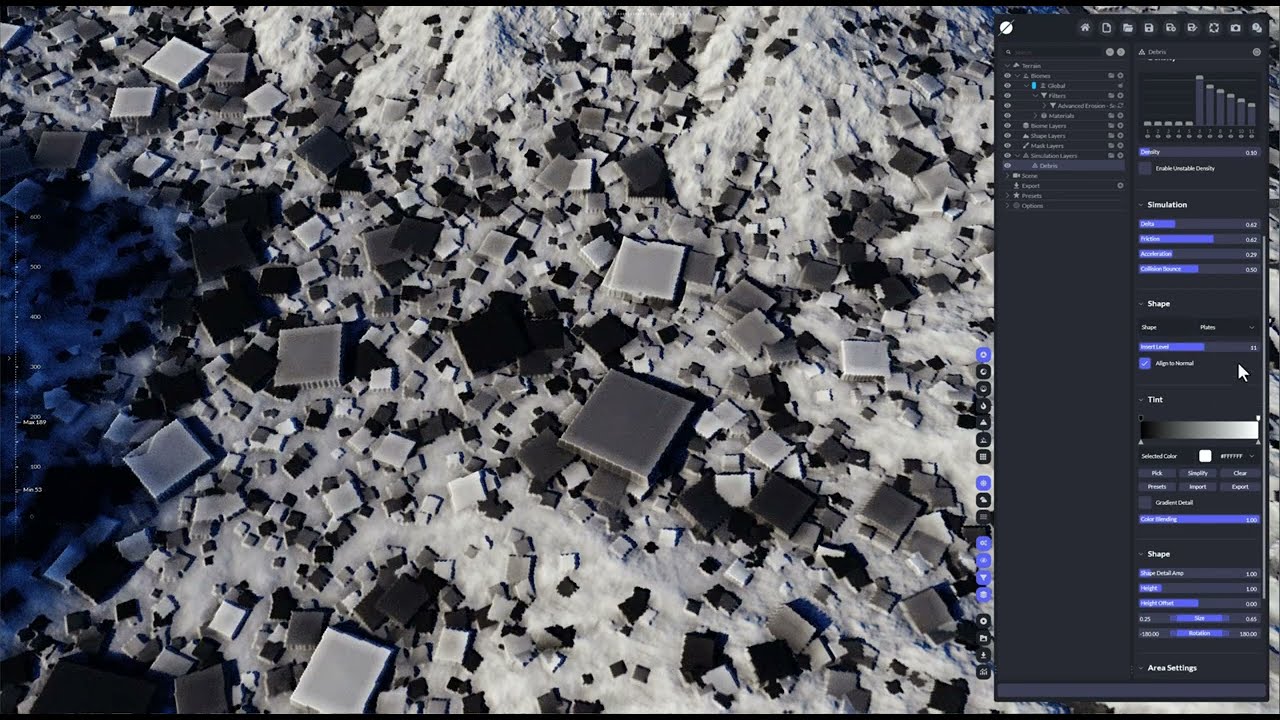 World Creator - Debris Simulation
