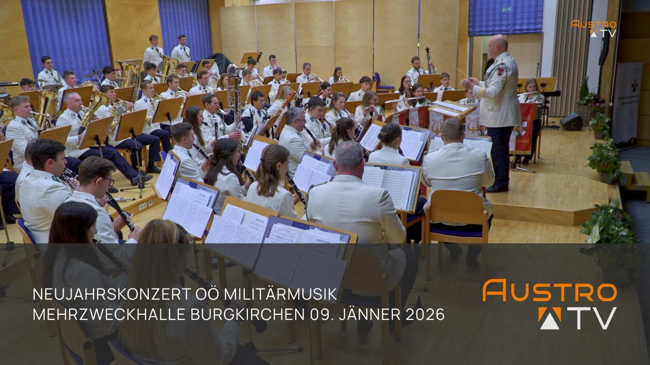 Neujahrskonzert OÖ Militärmusik 2026 in Burgkirchen