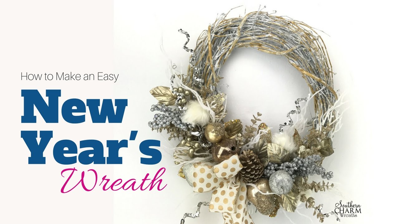 How to Make a New Year's Wreath