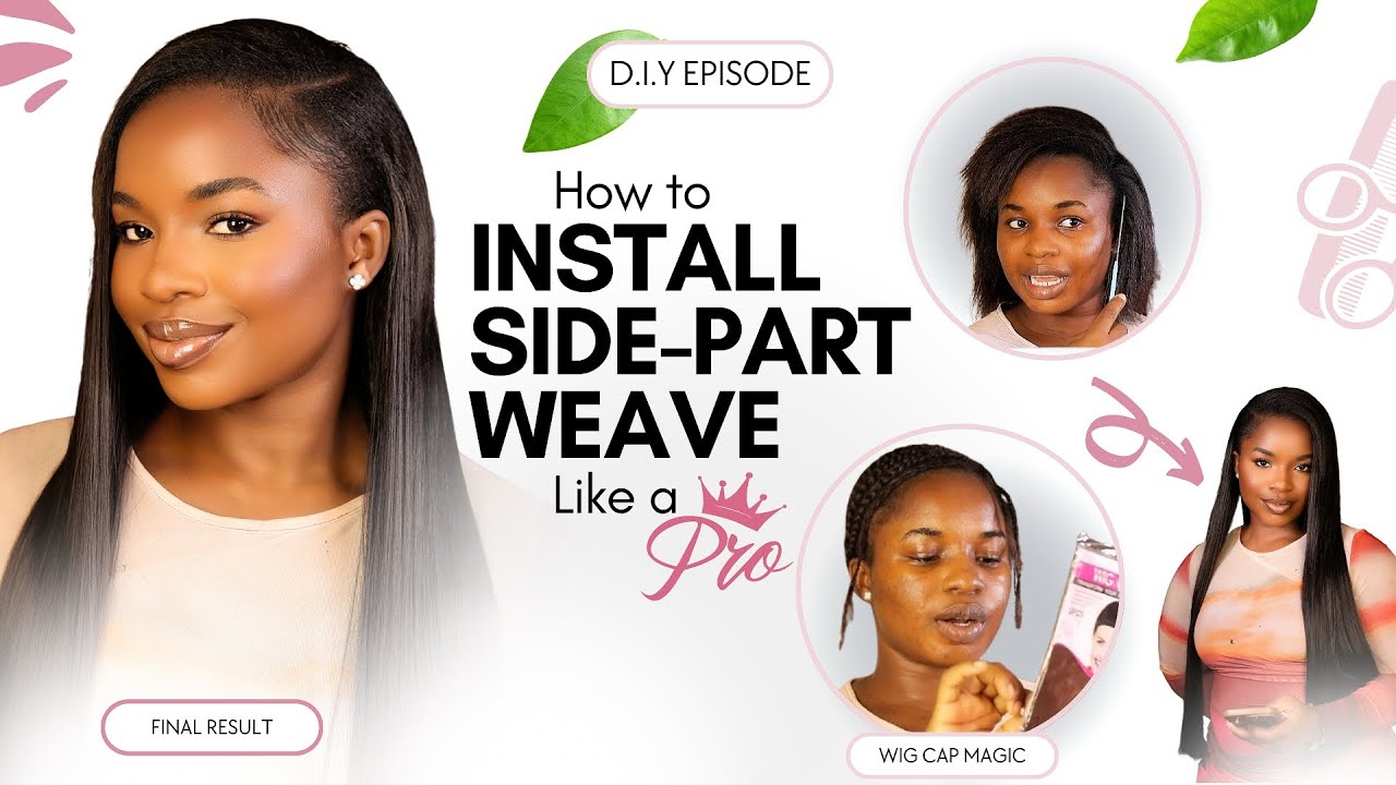 How To: Quick Weave Side Part Hairstyle Tutorial | Beginner Friendly