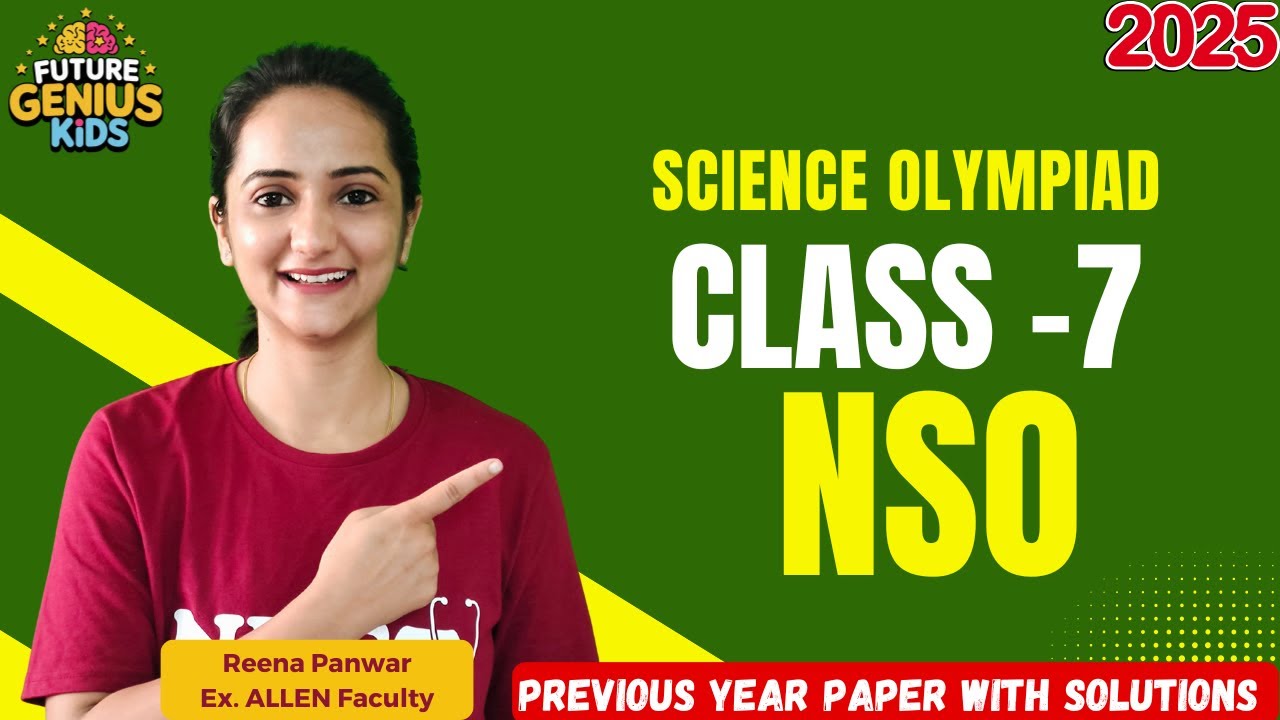 Class-7 NSO Science Previous Year Questions | Logical Reasoning Questions | Olympiad Questions #2025