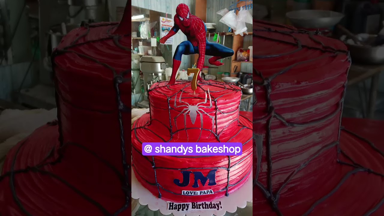 2 tier boiled icing cake ..