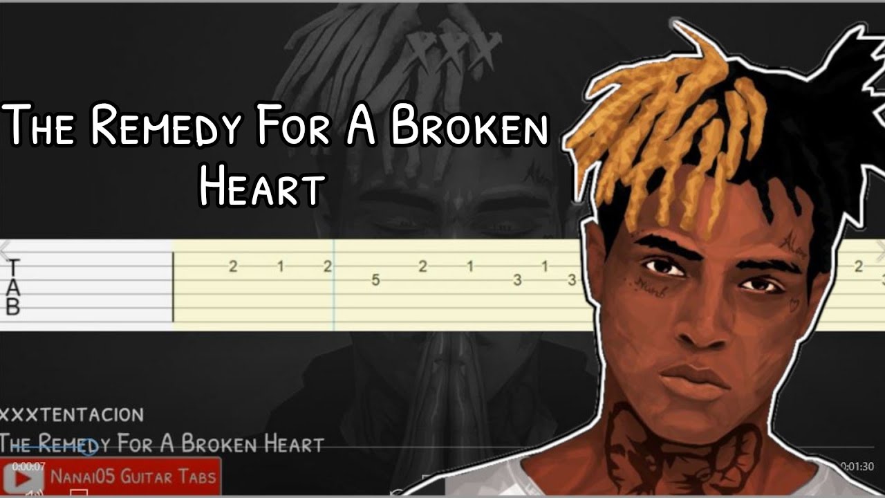 XXXTENTACION - The Remedy For A Broken Heart Guitar Tab Tutorial