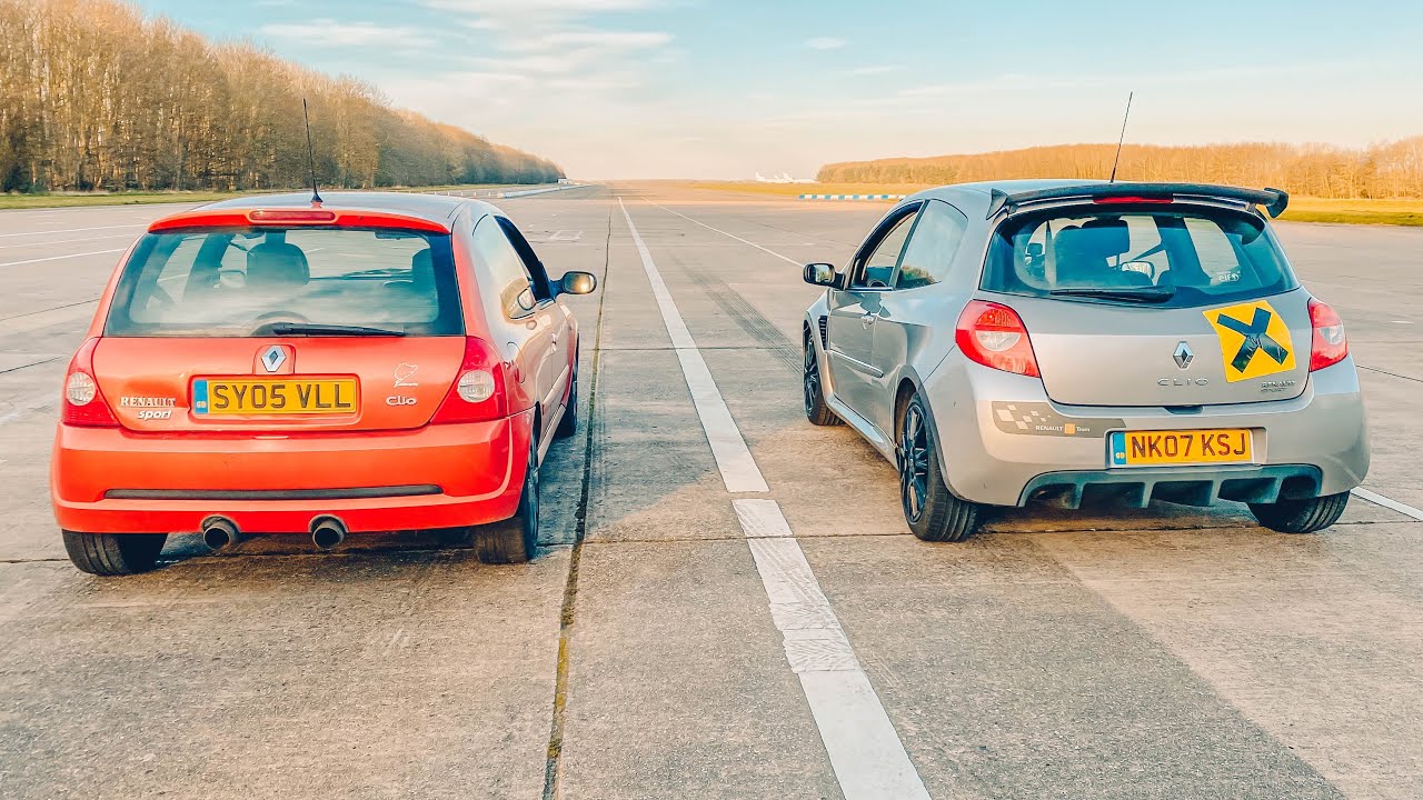 RENAULTSPORT CLIO 182 vs 197: DRAG RACE *ON A BUDGET*