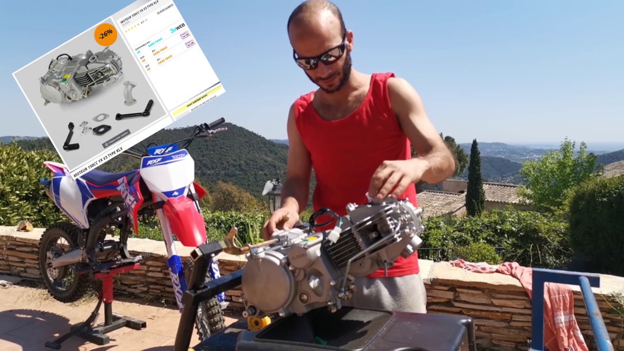 Tuto : (Niveau Intermédiaire) Passer le 150yx type KLX 2s en 150yx 4s