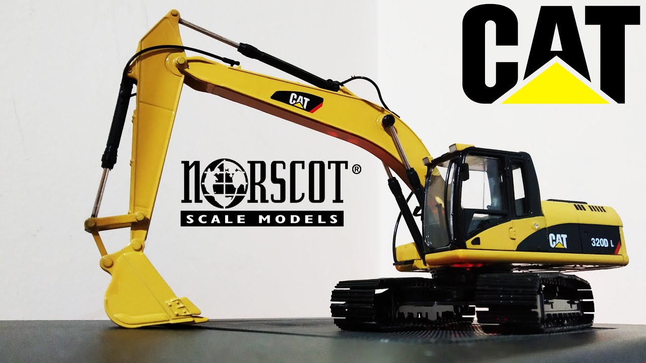 CAT 320D L Caterpillar Norscot - Diecast 1:50 Hydraulic Excavator