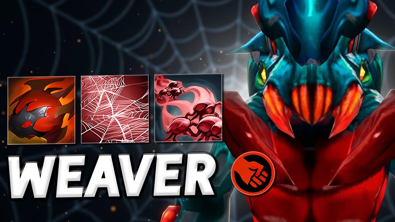 WEAVER Через Тройную Атаку! / World of Dota