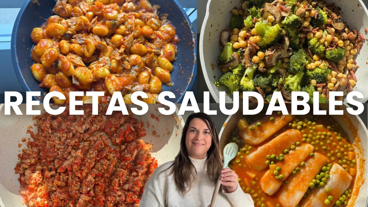 🍄 Menú Saludable | 4 recetas fáciles ✨